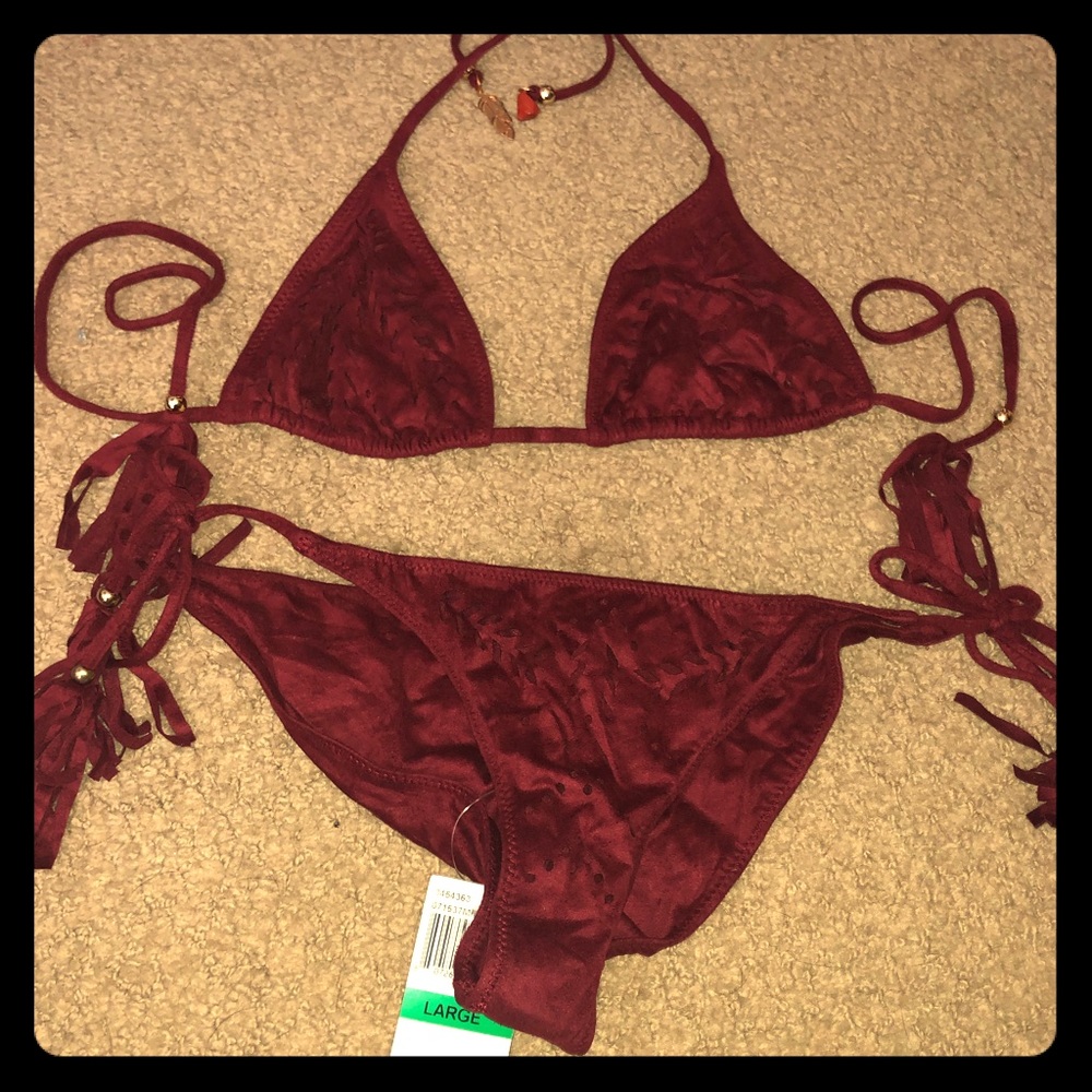 Ale by Alessandra Suede Bikini